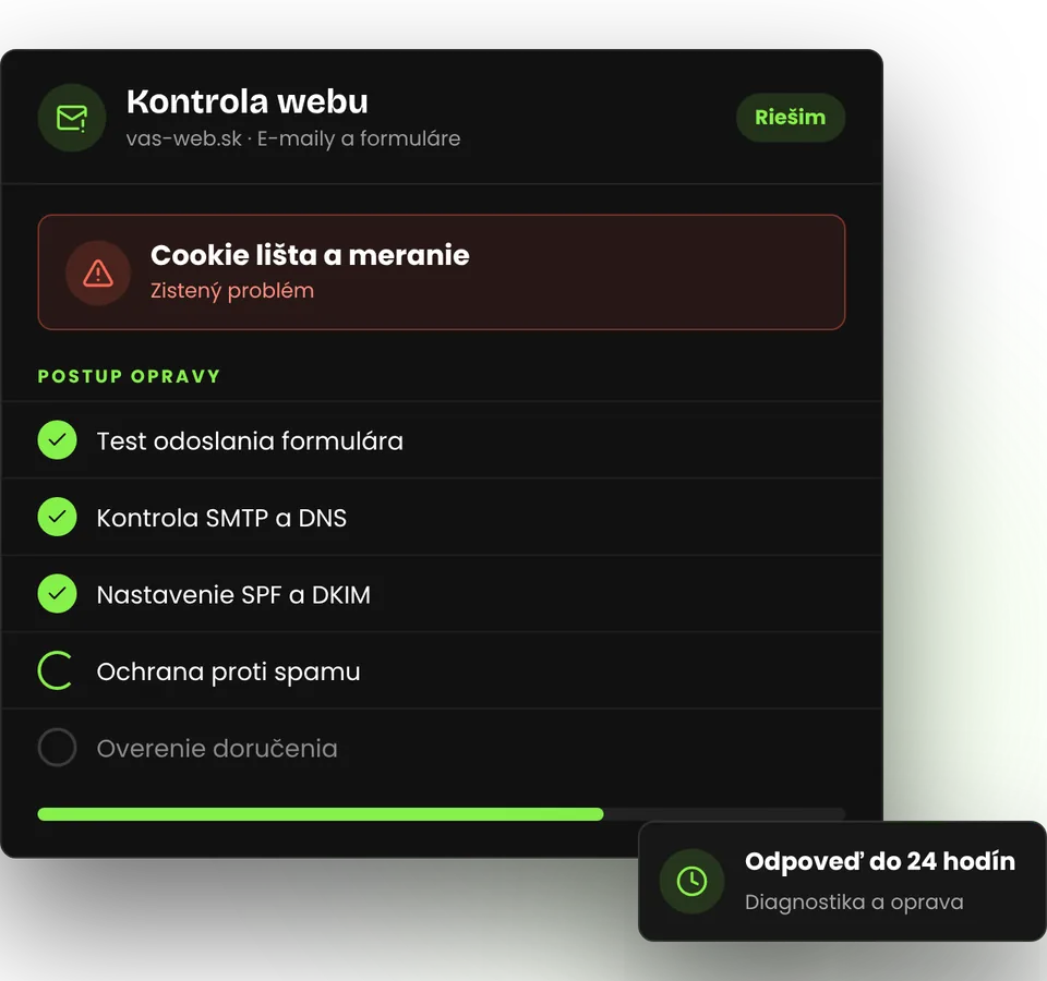 Po zapnutí cookie lišty Analytics a reklama nemerajú – ilustrácia